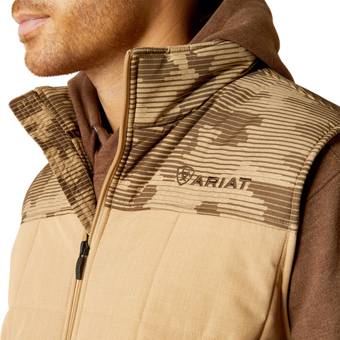 Ariat Mens Crius Insulated Vest (10052815) Cornstalk Heather