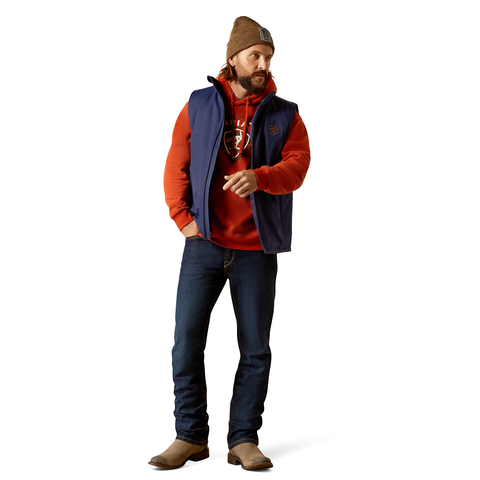 Ariat Mens Team Logo Insulated Vest (10052819) Medieval Blue