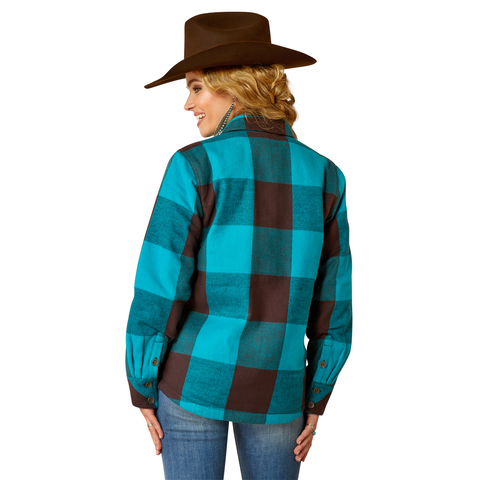 Ariat Womens Buffalo Plaid Shirt Jacket (10052870) Buffalo Plaid