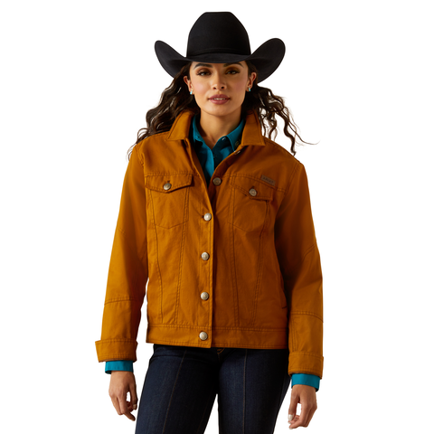 Ariat Womens Grizzly Rancher Jacket (10052600) Chestnut Horse