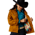 Ariat Womens Grizzly Rancher Jacket (10052600) Chestnut Horse