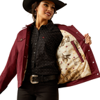 Ariat Womens Grizzly Rancher Jacket (10052601) Tawny Port