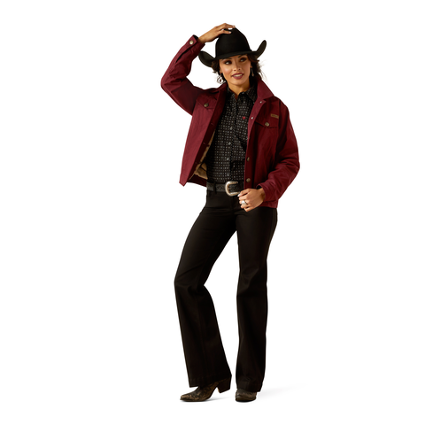 Ariat Womens Grizzly Rancher Jacket (10052601) Tawny Port