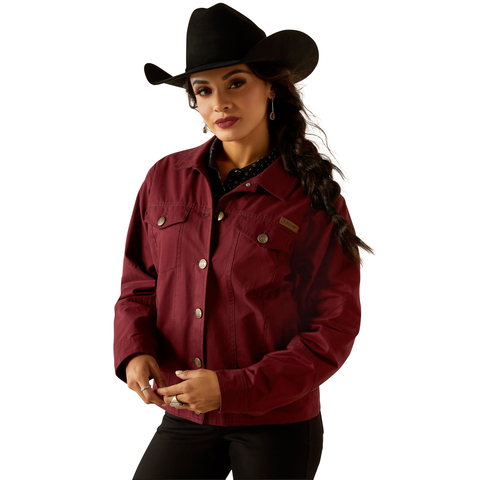 Ariat Womens Grizzly Rancher Jacket (10052601) Tawny Port