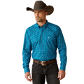 Ariat Mens Paxton L/S Shirt (10053869) Teal
