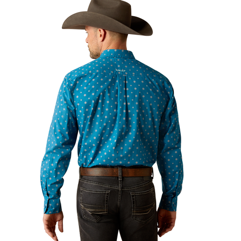 Ariat Mens Paxton L/S Shirt (10053869) Teal