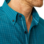 Ariat Mens Pro Series Porter L/S Shirt (10053873) Dark Teal