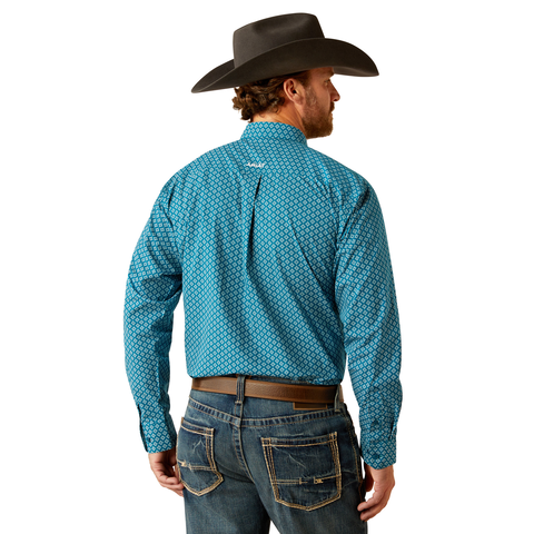 Ariat Mens Petey L/S Shirt (10053923) Dark Teal