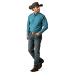 Ariat Mens Petey L/S Shirt (10053923) Dark Teal