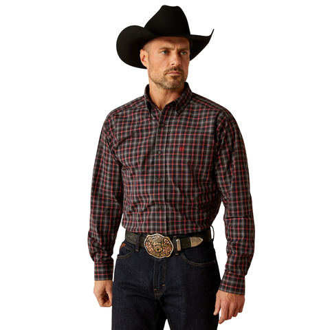 Ariat Mens Pro Series Jax L/S Shirt (10053901) Black