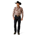Ariat Mens Pro Series Walt L/S Snap Shirt (10053913) Red