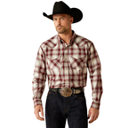 Ariat Mens Pro Series Walt L/S Snap Shirt (10053913) Red