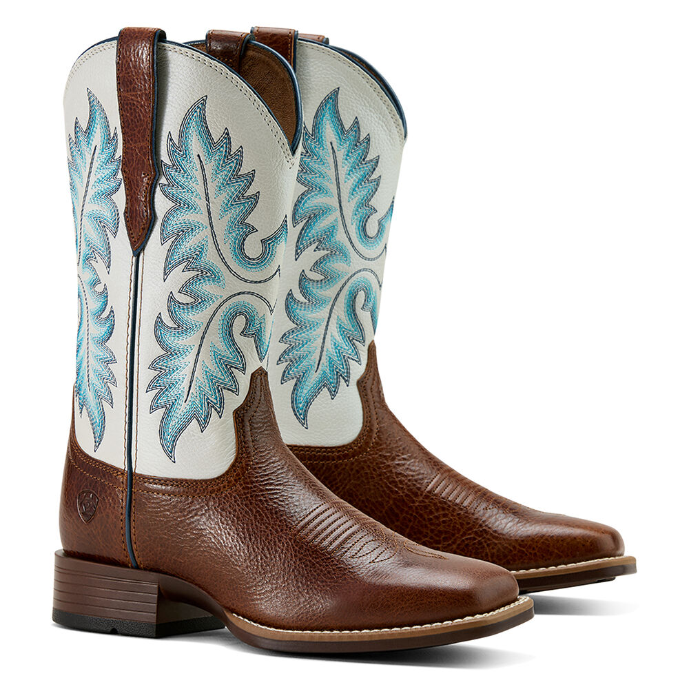 Ariat Womens Canyon Point Boots (10061283) Gingersnap/White Icing