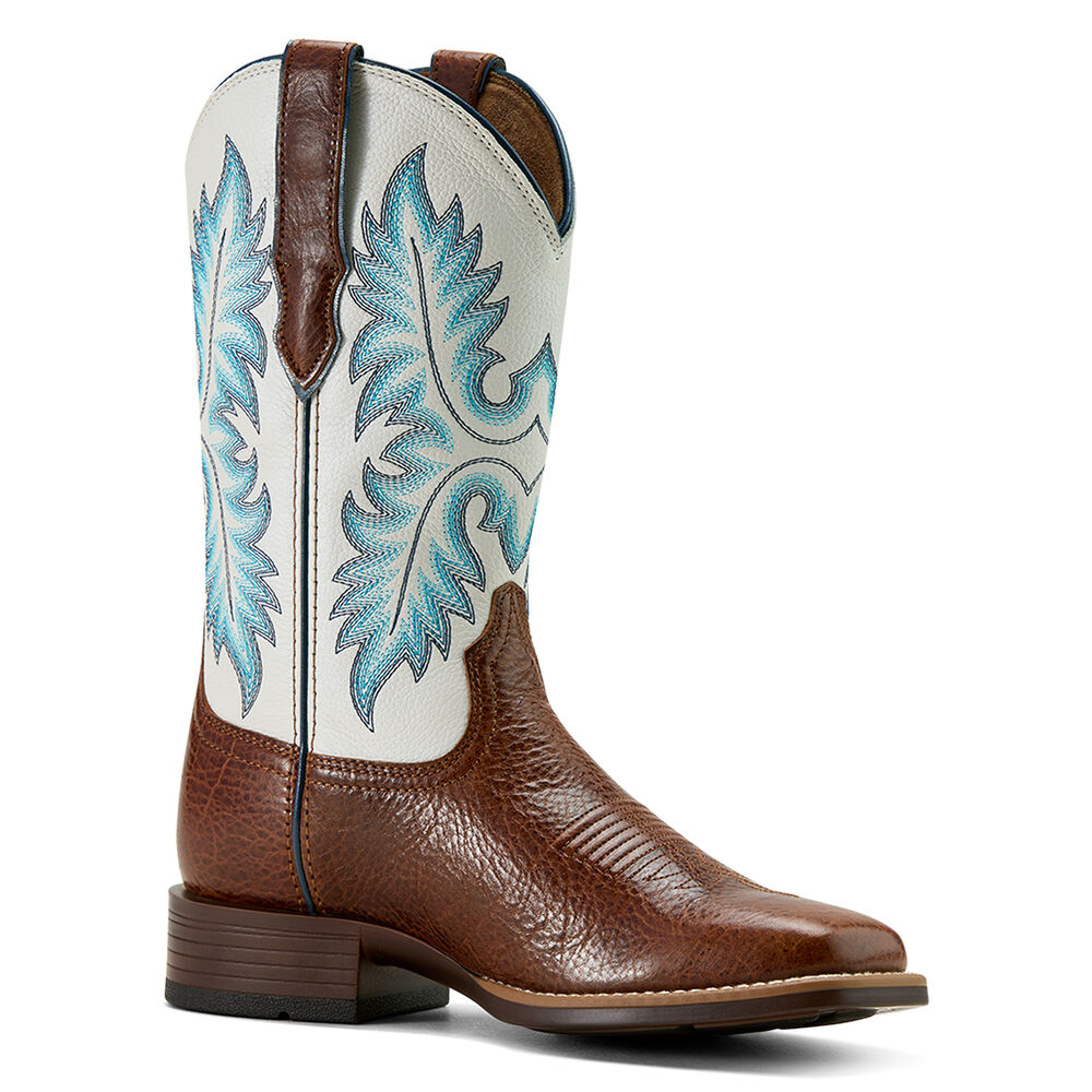 Ariat Womens Canyon Point Boots (10061283) Gingersnap/White Icing