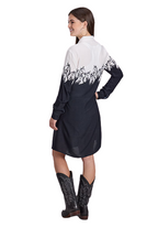 Roper Womens Five Star Collection L/S Dress (57590090) Print Black [SD]