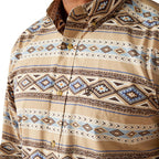 Ariat Mens Cory L/S Shirt (10054089) Brown [SD]