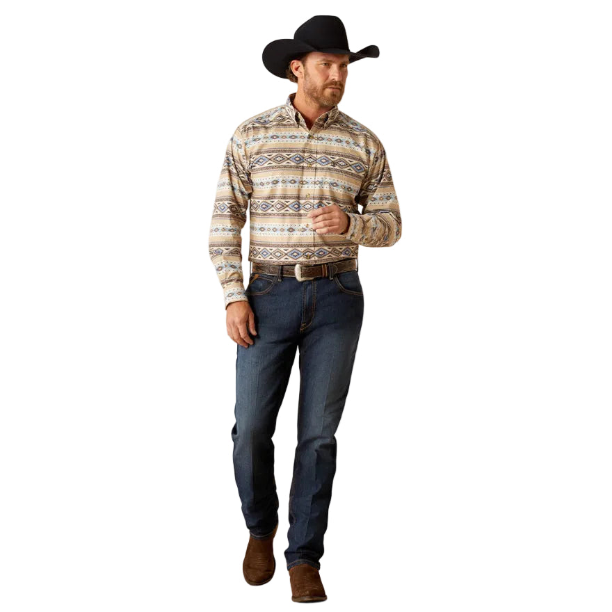 Ariat Mens Cory L/S Shirt (10054089) Brown [SD]