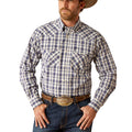 Ariat Mens Pro Series Caine L/S Snap Shirt (10054074) Navy [SD]