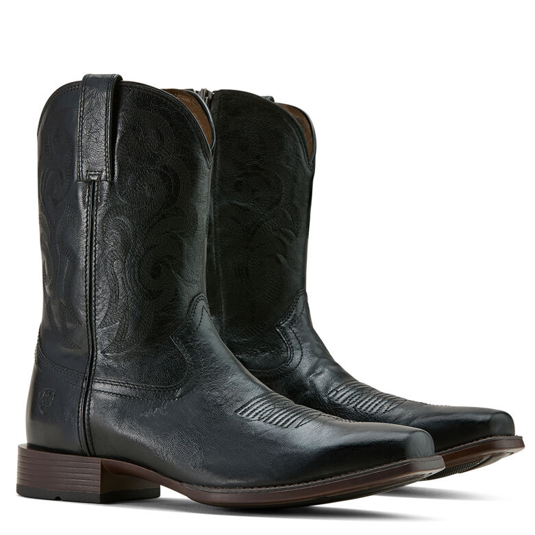 Ariat Mens Bodie Western Boots (10061151) Iron Black [SD]