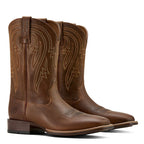 Ariat Mens Plano Western Boots (10061196) Woody Tan