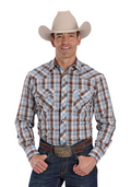 Roper Mens Karman Classics 55/45 Collection L/S Shirt (01101064) Brown [SD]