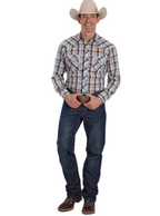 Roper Mens Karman Classics 55/45 Collection L/S Shirt (01101064) Brown [SD]
