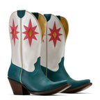 Ariat Womens Starlight Western Boots (10061313) Turquoise/Pearly White [SD]