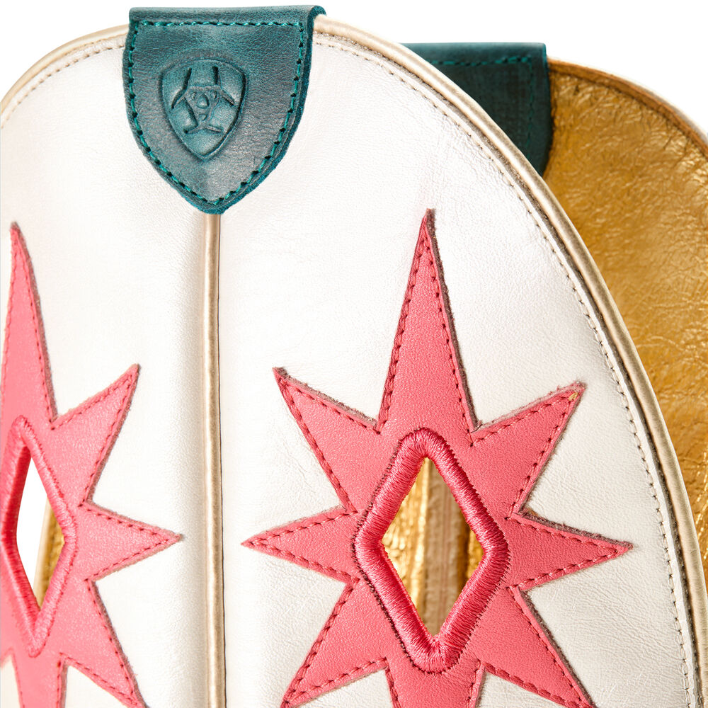 Ariat Womens Starlight Western Boots (10061313) Turquoise/Pearly White [SD]