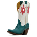 Ariat Womens Starlight Western Boots (10061313) Turquoise/Pearly White [SD]