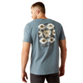 Ariat Mens Eagle Rock S/S Tee (10054832) Light Denim