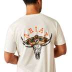 Ariat Mens Mexicali S/S Tee (10054829) Antique White