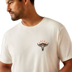 Ariat Mens Mexicali S/S Tee (10054829) Antique White