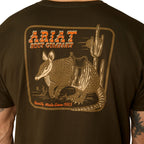 Ariat Mens Armadillo On A Half Shell S/S Tee (10054843) Dark Olive