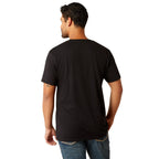 Ariat Mens Sw Mexico S/S Tee (10055156) Black