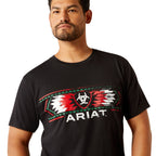 Ariat Mens Sw Mexico S/S Tee (10055156) Black