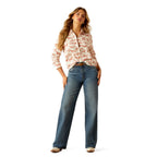 Ariat Womens Rudford L/S Shirt (10054994) Blushing Horse