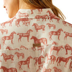 Ariat Womens Rudford L/S Shirt (10054994) Blushing Horse