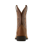 Ariat Youth Ruidoso Western Boots (10061136) Pearl/Chocolate Brown