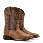 Ariat Youth Ruidoso Western Boots (10061136) Pearl/Chocolate Brown