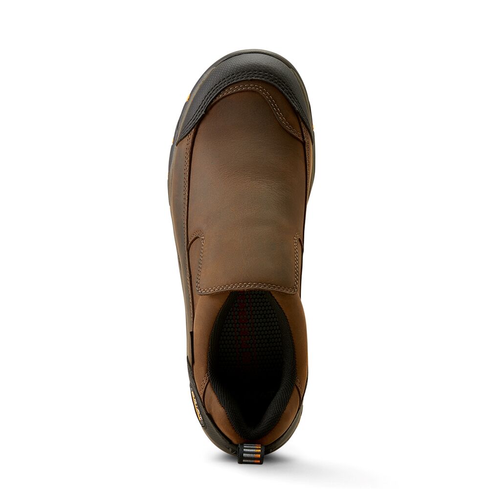 Ariat Work Range Mens Duraralley H2O Steel Toe Shoes (10047762) Distressed Brown