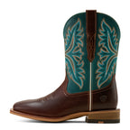Ariat Mens Walker Western Boots (10061240) Espresso/Scuba Blue
