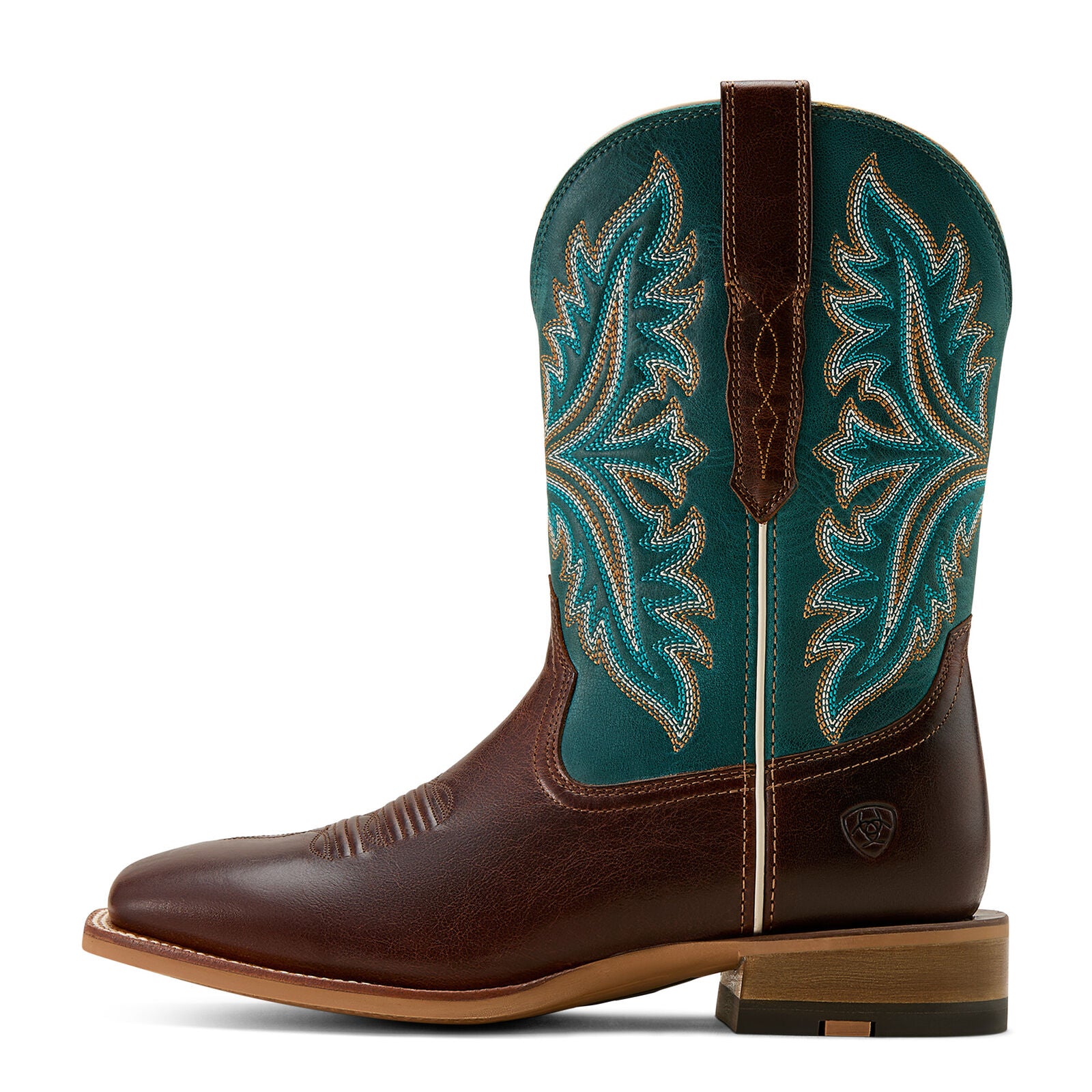 Ariat Mens Walker Western Boots (10061240) Espresso/Scuba Blue