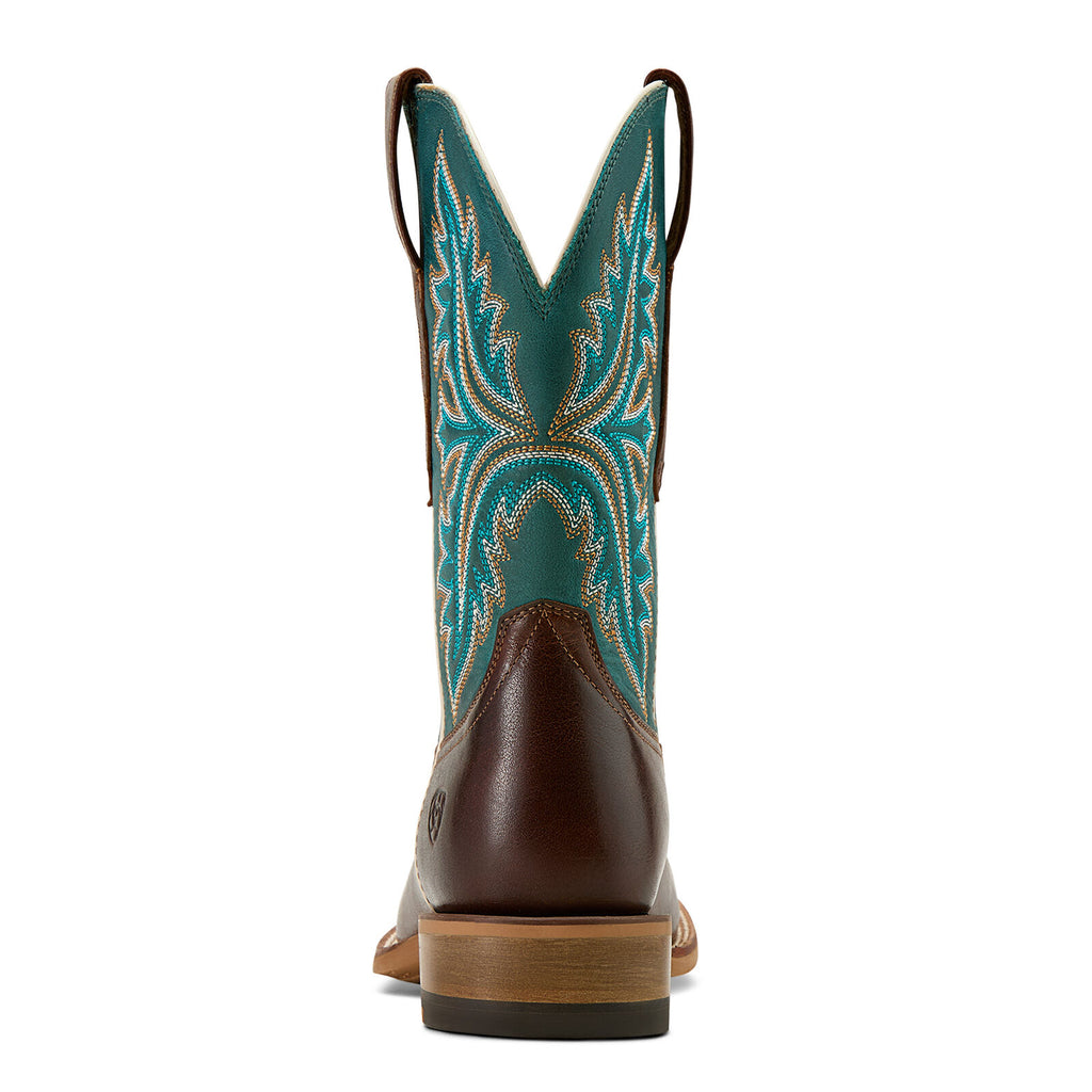 Ariat Mens Walker Western Boots (10061240) Espresso/Scuba Blue