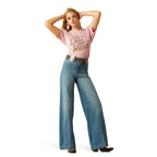 Ariat Womens West S/S Tee (10054551) Zephyr