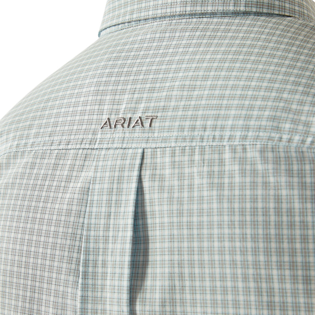 Ariat Mens Pro Series Glennie Classic Fit S/S Shirt (10054683) Turquoise