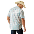 Ariat Mens Pro Series Geoffrey Classic Fit S/S Shirt (10054686) Light Turquoise