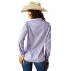 Ariat Womens Kirby Pro L/S Shirt (10054892) Lavender Stripe