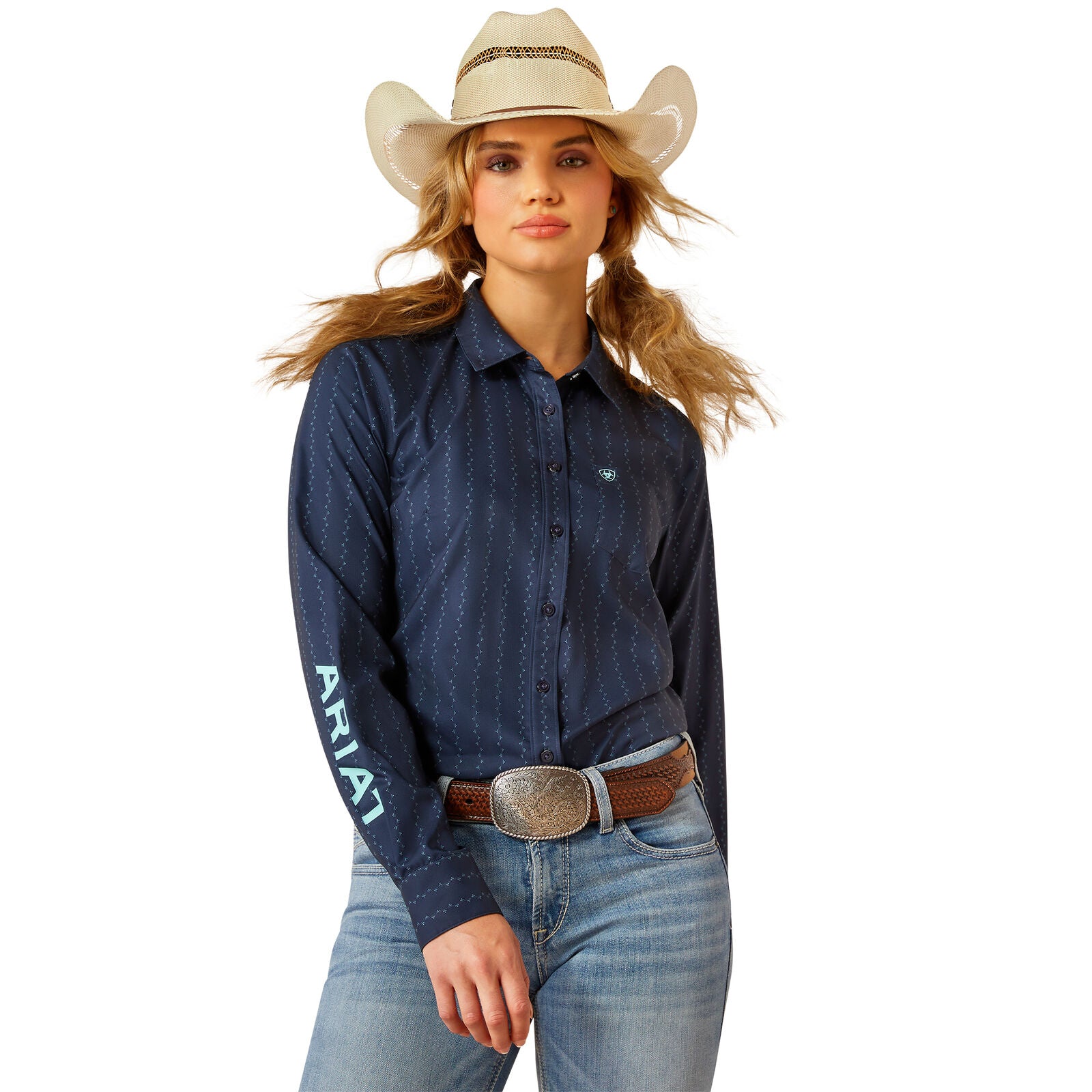 Ariat Womens Team Kirby Pro L/S Shirt (10054759) Pompei Print