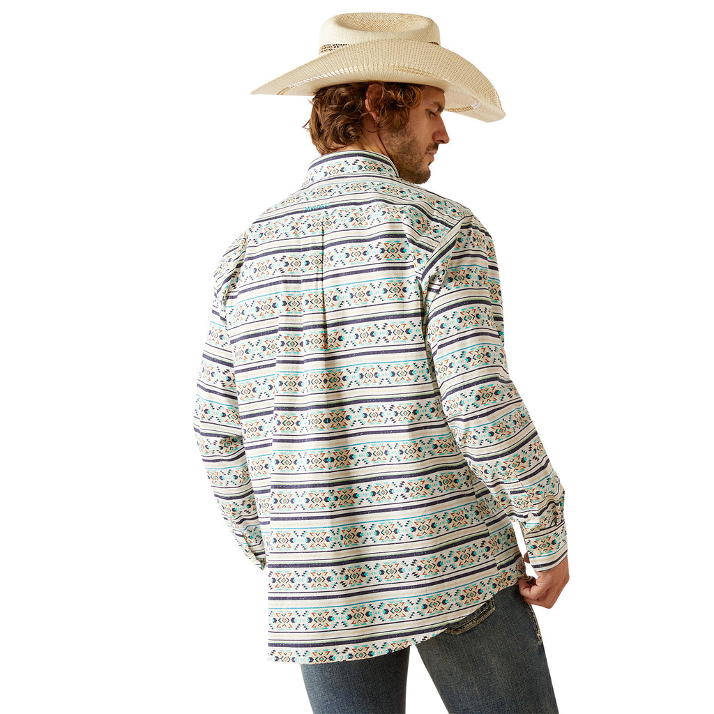 Ariat Mens Judge Classic Fit L/S Shirt (10054694) Teal