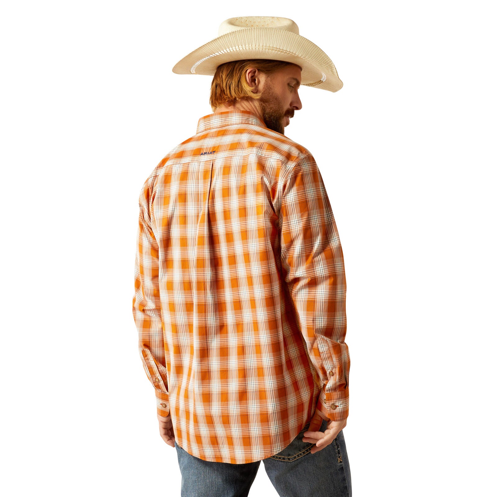 Ariat Mens Pro Series Julius Classic Fit L/S Shirt (10054741) Rust